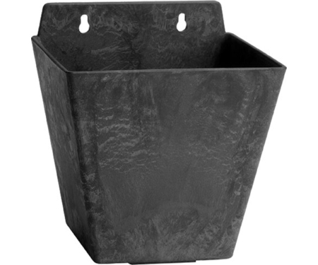 Ella Wall Planter 5.5″ – Artstone Black